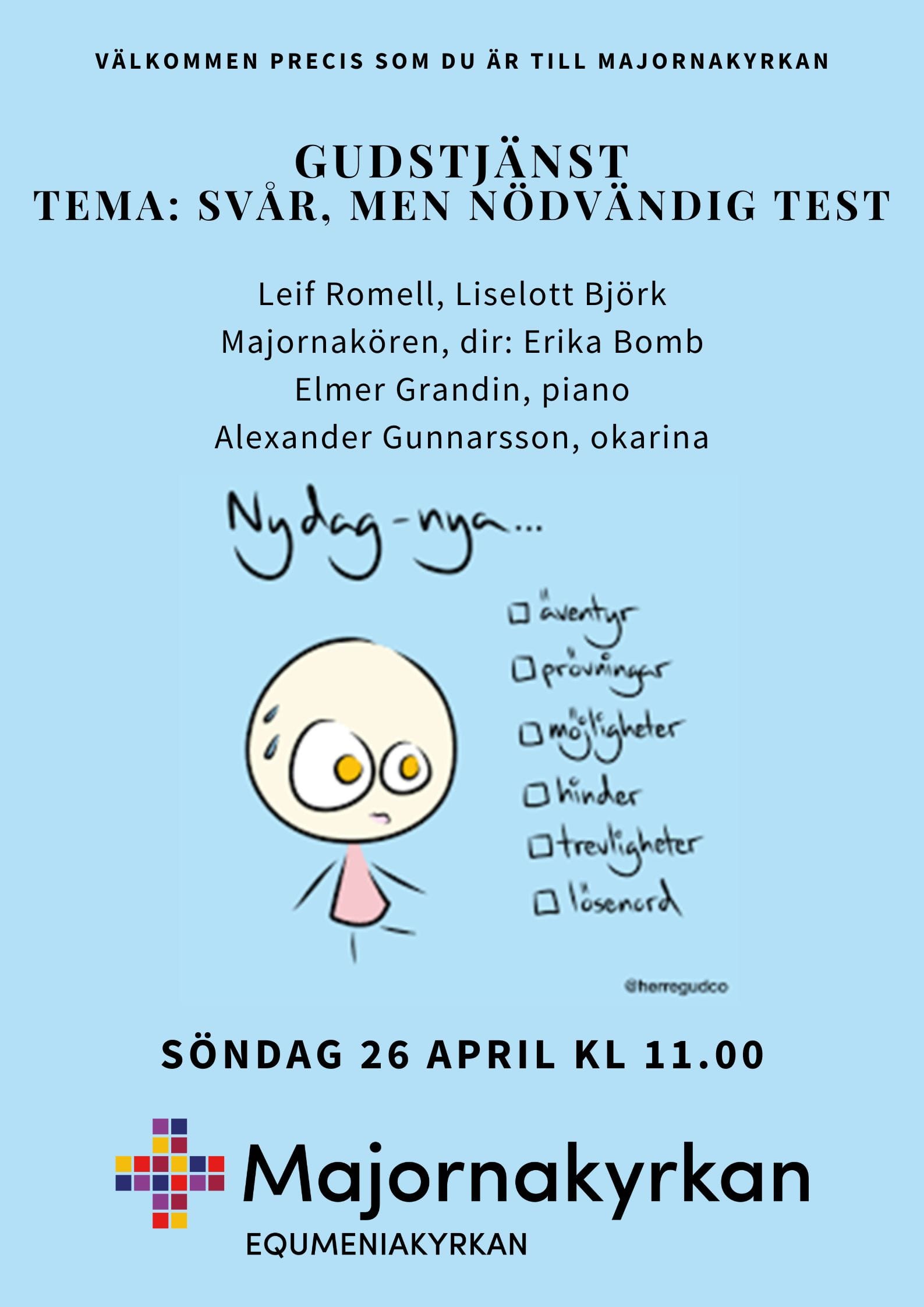 Gudstjänst 27 april 2025