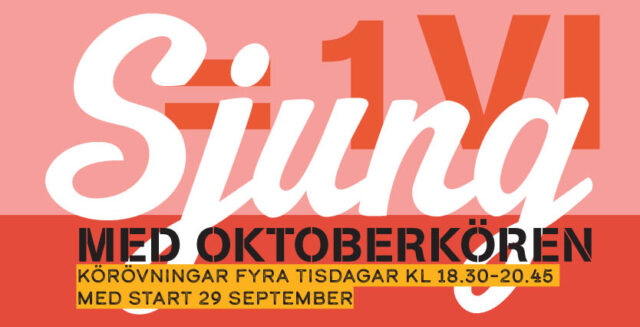 Sjung i oktober